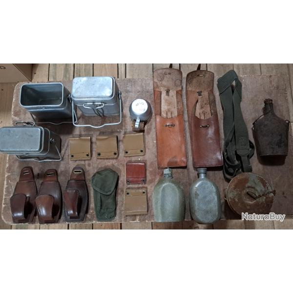 lt militaria gamelles gourdes porte chargeur quart....
