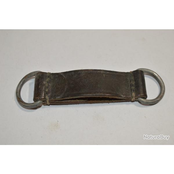 Passant coulant deux ds pour ceinturon officier Franais Allemand  WW1/WW2 (22)