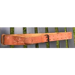 Ceinturon modèle 1945 cuir armée française - Longueur avec boucle 119cm