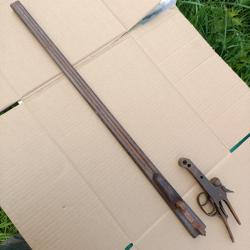 Lot de pièces de fusil 410 juxtaposé