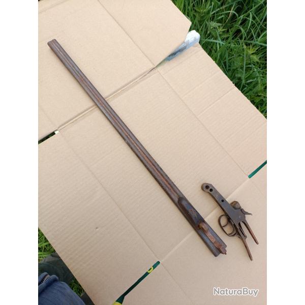 Lot de pices de fusil 410 juxtapos