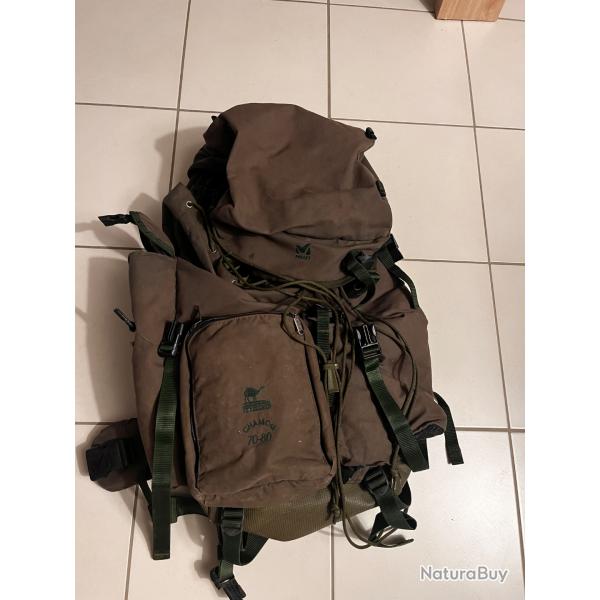 Sac  dos millet chamois 70/80