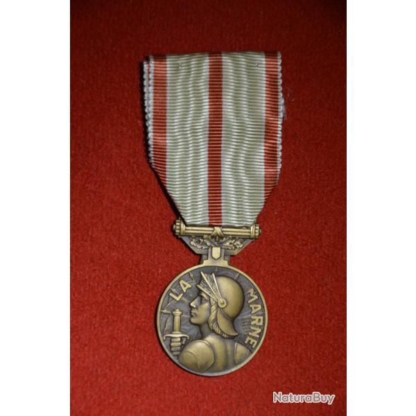 MEDAILLE DE LA MARNE-GUERRE 1914/1918-FRENCH MEDAL OF THE MARNE. 1WW