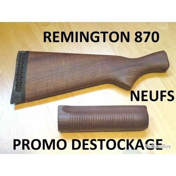 crosse NEUVE + devant fusil REMINGTON 870 (bois modle POLICE) - VENDU PAR JEPERCUTE (b12146)