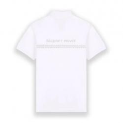 Polo Blanc SECURITE PRIVEE GK Safetek®