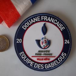 écusson collection douane Française Gabelous Jeux d'été Paris 2024