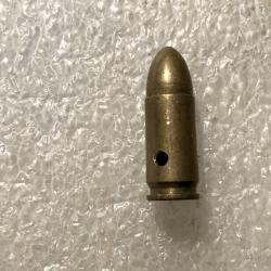 Cartouche 9mm italienne fabricant B.P.D. neutralisée, datée 1953 (M.90 LE)