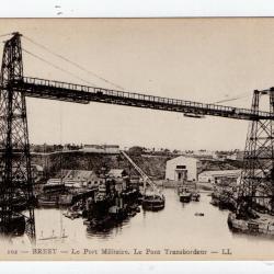 CPA - MARINE -BREST - Le Port Militaire - Le Pont Transbordeur N°277