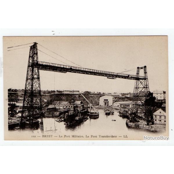 CPA - MARINE -BREST - Le Port Militaire - Le Pont Transbordeur N277