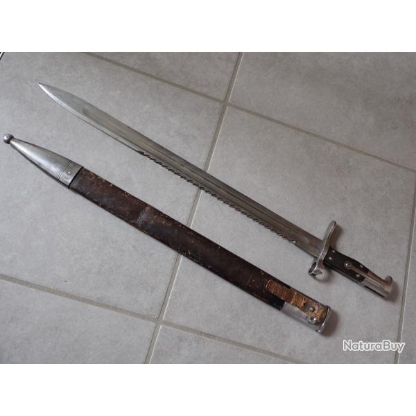 186827 Baonnette Vetterli Suisse  dents de scie - Premier modle  4 rivets.