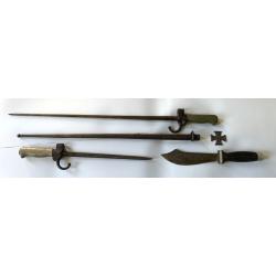 Lot objets WW1 WW2 militaria US Allemagne France