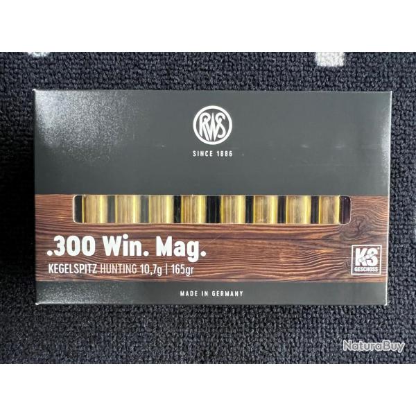 RWS KS 300 win mag 165 grains