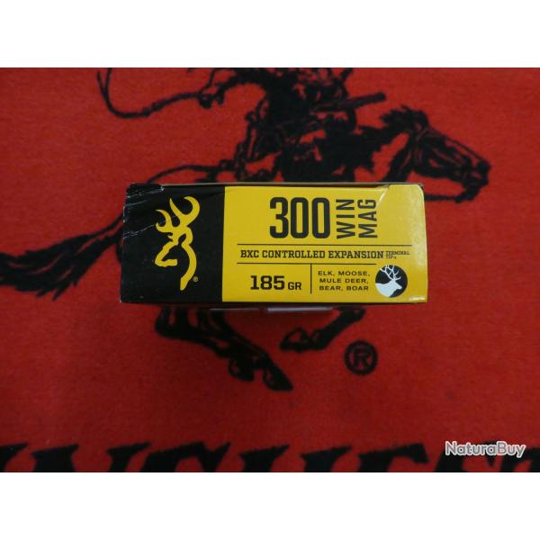 Browning BXC 300 win mag 185 grs