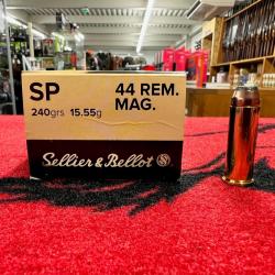 Sellier & Bellot 44 rem mag SP 240 grs (x50)