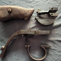 Pièces détachées pour revolver type Lefaucheux
