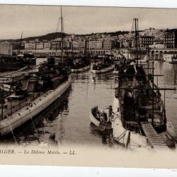 CPA - MARINE -ALGER - La Défense Mobile N°1177