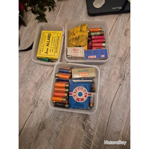 Lot cartouches calibre 16