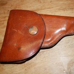 Etui cuir pour pistolet 6.35mm en cuir fauve
