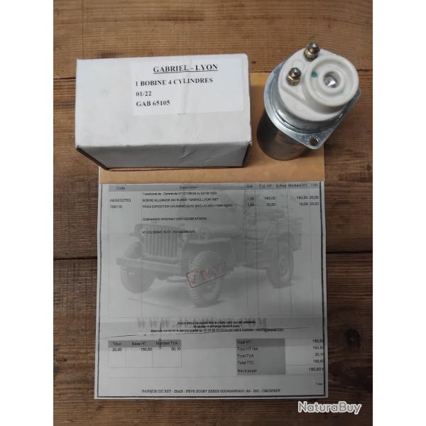 BOBINE POUR ALLUMEUR BLINDE ETANCHE HOTCHKISS M201 24 VOLTS