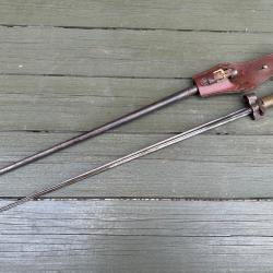 Baïonnette Lebel modèle 1886 / 15 WW1 France 14 / 18 avec fourreau