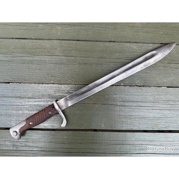Baonnette originale fusil Mauser gewehr G 98 allemagne WW1