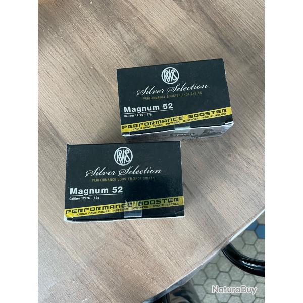 Vente cartouche calibre 12 RWS bille acier