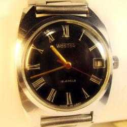 Montre soviétique vintage Wostok 2214 Vostok 18 jewels Chistopol Factory Montre-bracelet homme USSR