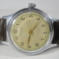 Montre-bracelet soviétique vintage de sport, d'arrêt de la trotteuse 17j 1 mchz Kirova USSR 1950's