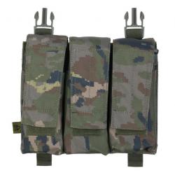 PANNEAU TRIPLE RABAT M4 FORCE WOODLAND ESPAGNOL DELTA TACTICS