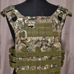 Gilet pare-balle porte plaque style militaire