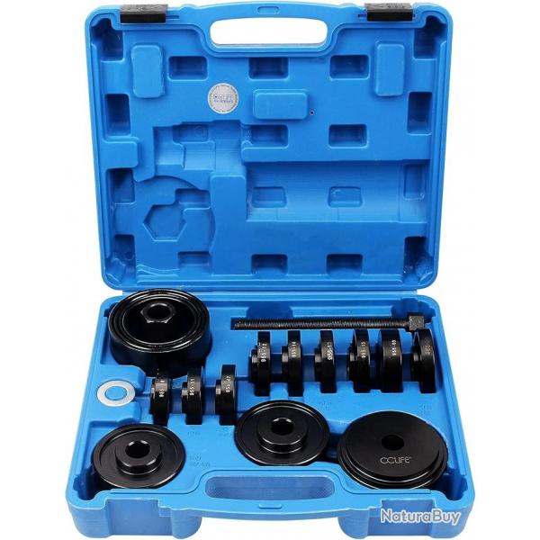 23 pices Kit d'outillage extracteur roulement de roue?universel pour le dmontage des moyeux de rou