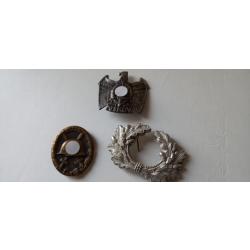 Militaria Allemand lot d'insignes