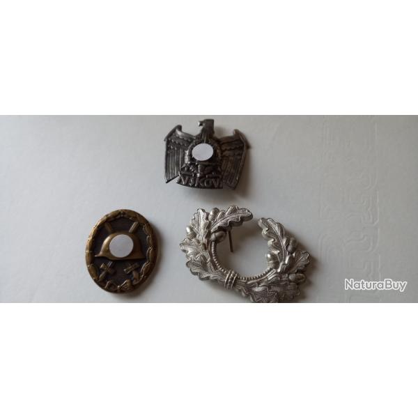 Militaria Allemand lot d'insignes