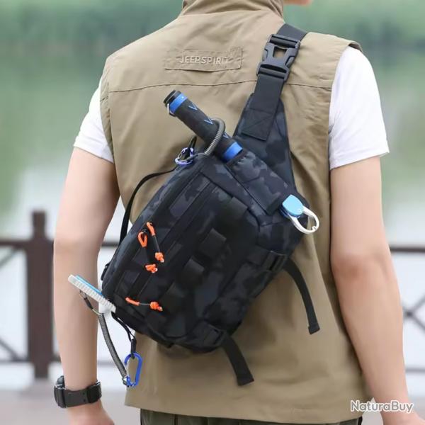 ENCHERE Sac de Pche Banane en Bandouliere Coloris au Choix