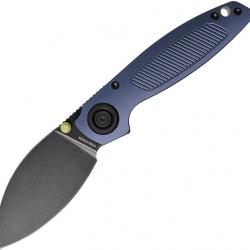 Couteau VOSTEED Shilin Cutter Vanchor Lock Lame Acier Elmax Manche Aluminium Violet Clip VOSA2806