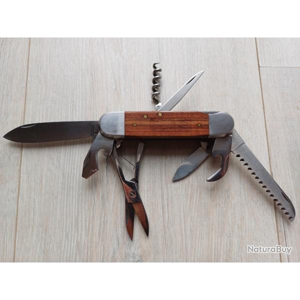 Couteau de poche multilames