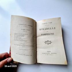 108 ans déjà, 1917, mirabelle de pampelune , par Colette Yver   avec un dos en cuir