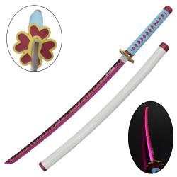 KATANA DECO LAME BAMBOU ET LED MOTIF DEMON SLAYER