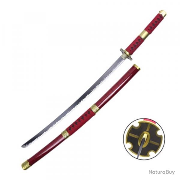 KATANA COSPLAY LAME BAMBOU ONE PIECE ZS513-WOOD