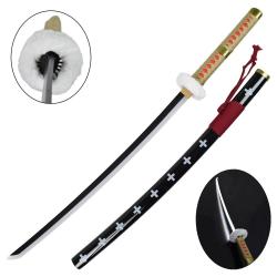 KATANA DECO LAME BAMBOU ET LED MOTIF ONE PIECE