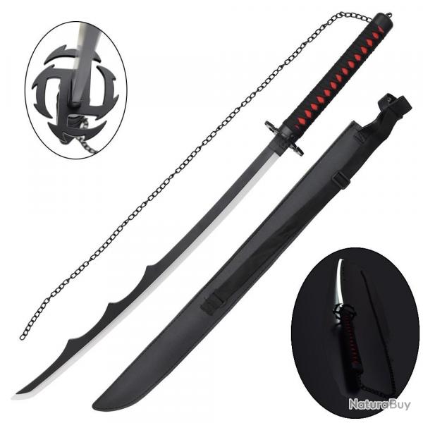 KATANA DECO LAME BAMBOU ET LED MOTIF BLEACH