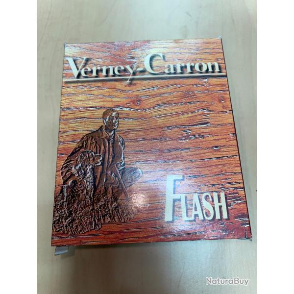 Lot 2 boites de 10 cartouches Verney Carron Flash bourre grasse calibre 16/67, 32 grammes, plombs 9