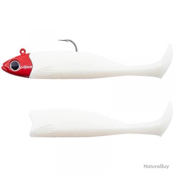 Combo Fiiish Master Shad Medium n3 - 7,5cm 7,5cm 6g White Coco - Red Head