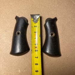 Paire de plaquettes pour revolvers 7 mm à broche