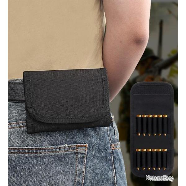 CARTOUCHIRE CEINTURE 12 MUNITIONS - LGRE ET DISCRTE - LIVRAISON GRATUITE