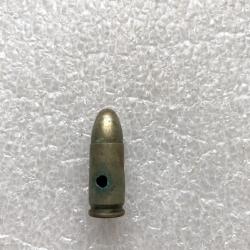 Cartouche 9mm Gévelot neutralisée, datée du 1er trimestre de 1954 (M. 90LE)