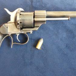 Revolver type Lefaucheux 1854/58 fabrication Espagnole cal 12mm broche