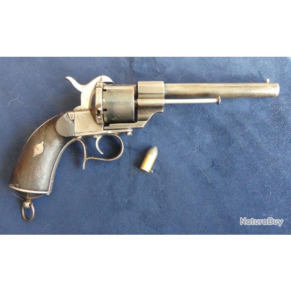 Revolver type Lefaucheux 1854/58 fabrication Espagnole cal 12mm broche