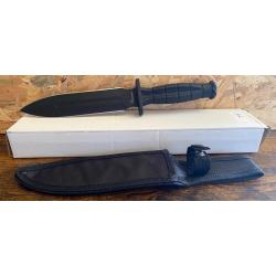 COUTEAU TACTIQUE MIDWAY BLACK DOUBLE TRANCHANT