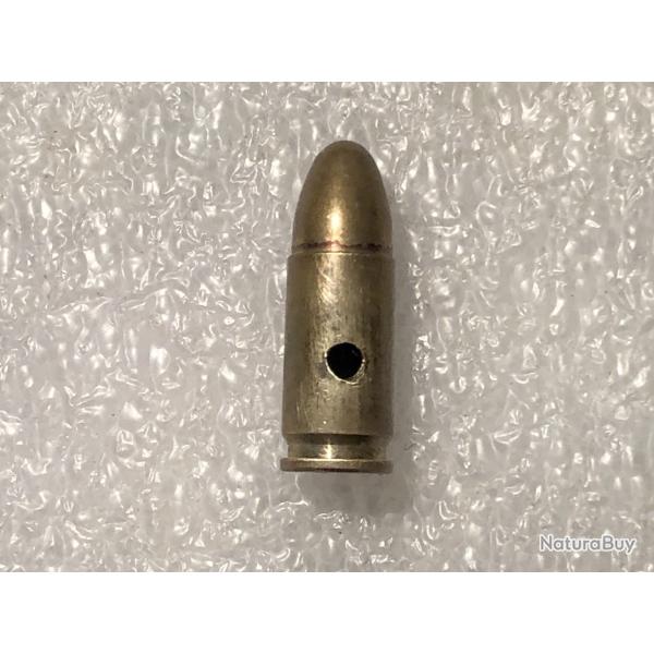 Cartouche 9mm franaise neutralise, fabrication LE MANS, date de 1955 (M. 90LE)